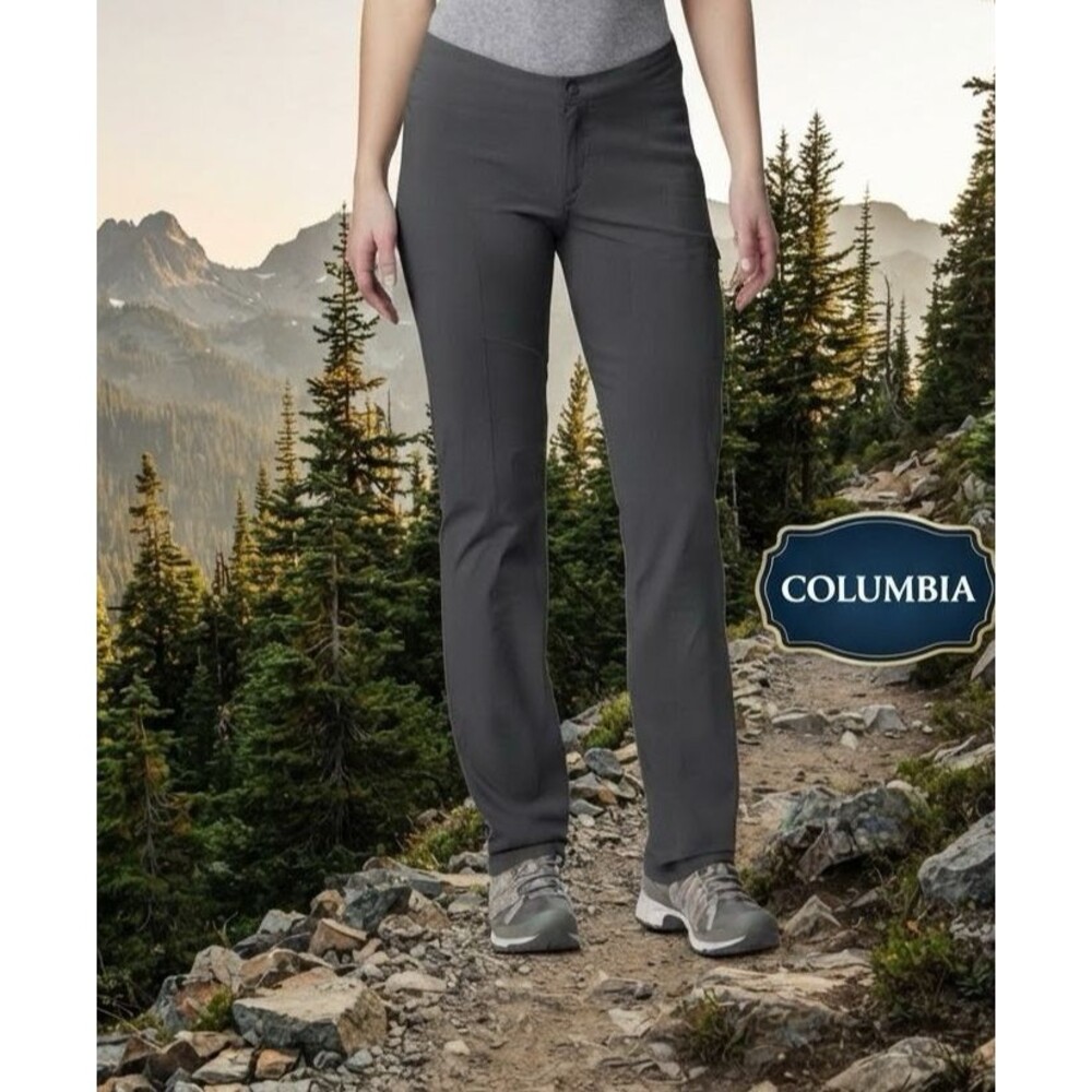 Columbia Just Right Straight Leg  Pant  Grey  SZ 6 NWT